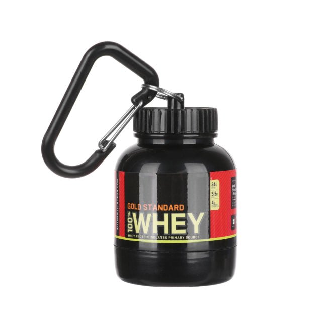 100ML Mini Whey Protein Container Keychain - OnlySlow