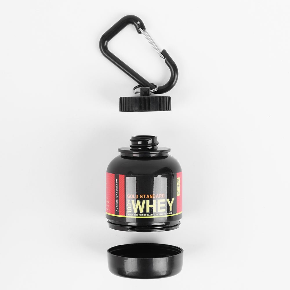 100ML Mini Whey Protein Container Keychain - OnlySlow