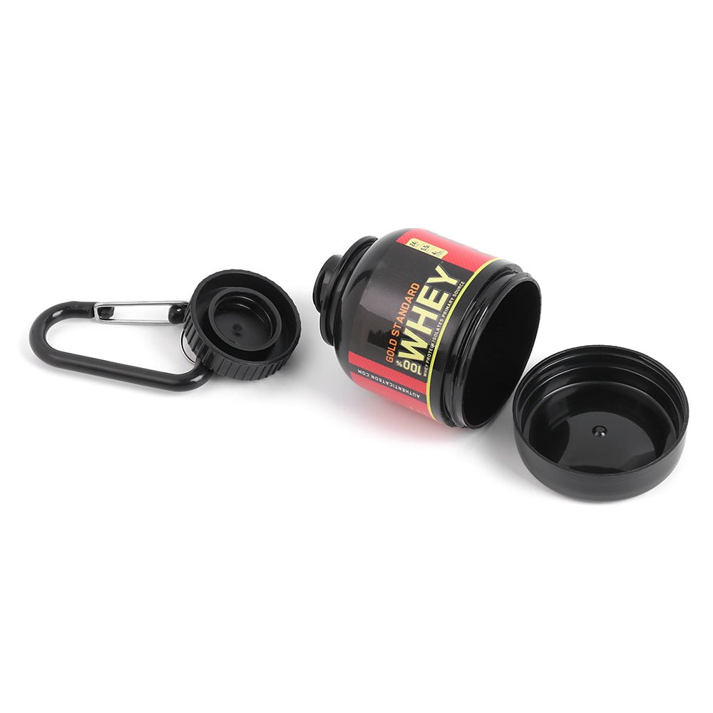 100ML Mini Whey Protein Container Keychain - OnlySlow