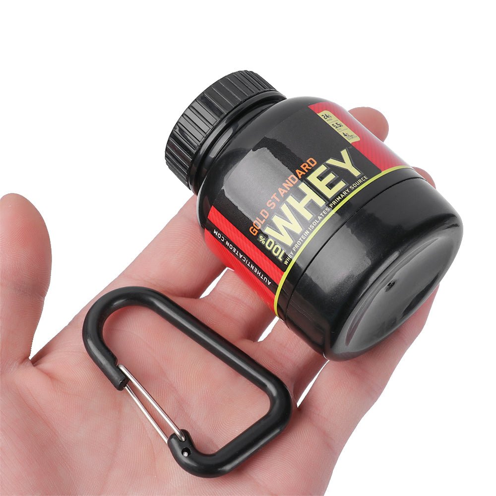 100ML Mini Whey Protein Container Keychain - OnlySlow