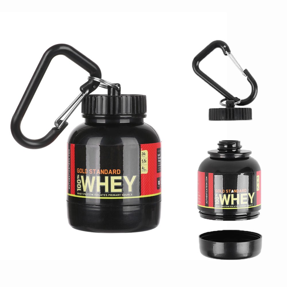 100ML Mini Whey Protein Container Keychain - OnlySlow