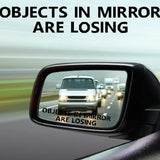 “Objects In Mirror Are Losing” Decal - OnlySlow