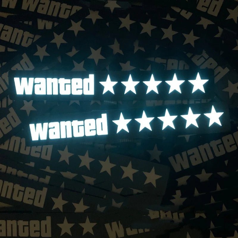 Wanted LED Sticker - OnlySlow